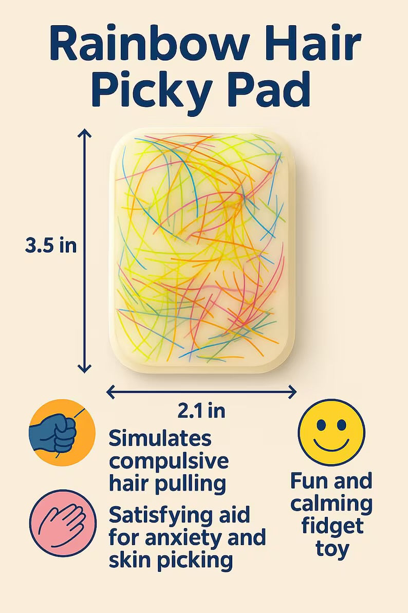 Rainbow Hair Picky Pad
